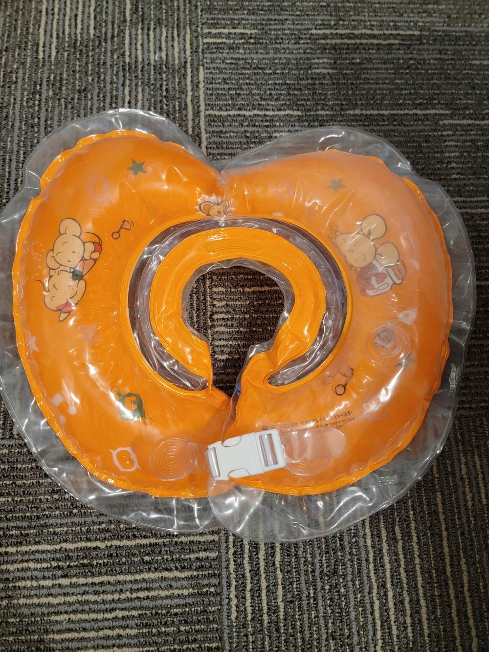 Inflatable Baby Neck Float Ring.